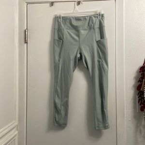 Olive green yoga pants